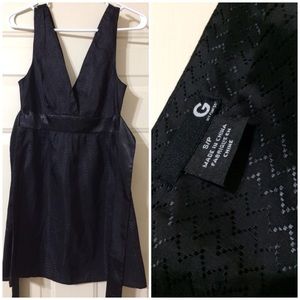 G by Guess - Black v neck/surplice fit and flare dress (3 for $15)